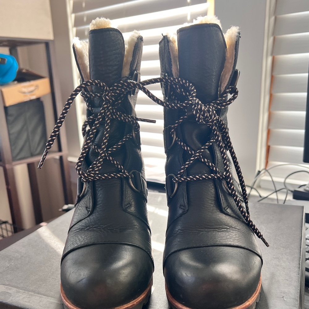 Sorel Joan of Arctic Wedge Mid Shearling Boot